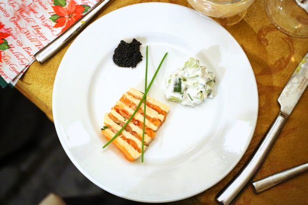 Smoked Salmon Millefeuille